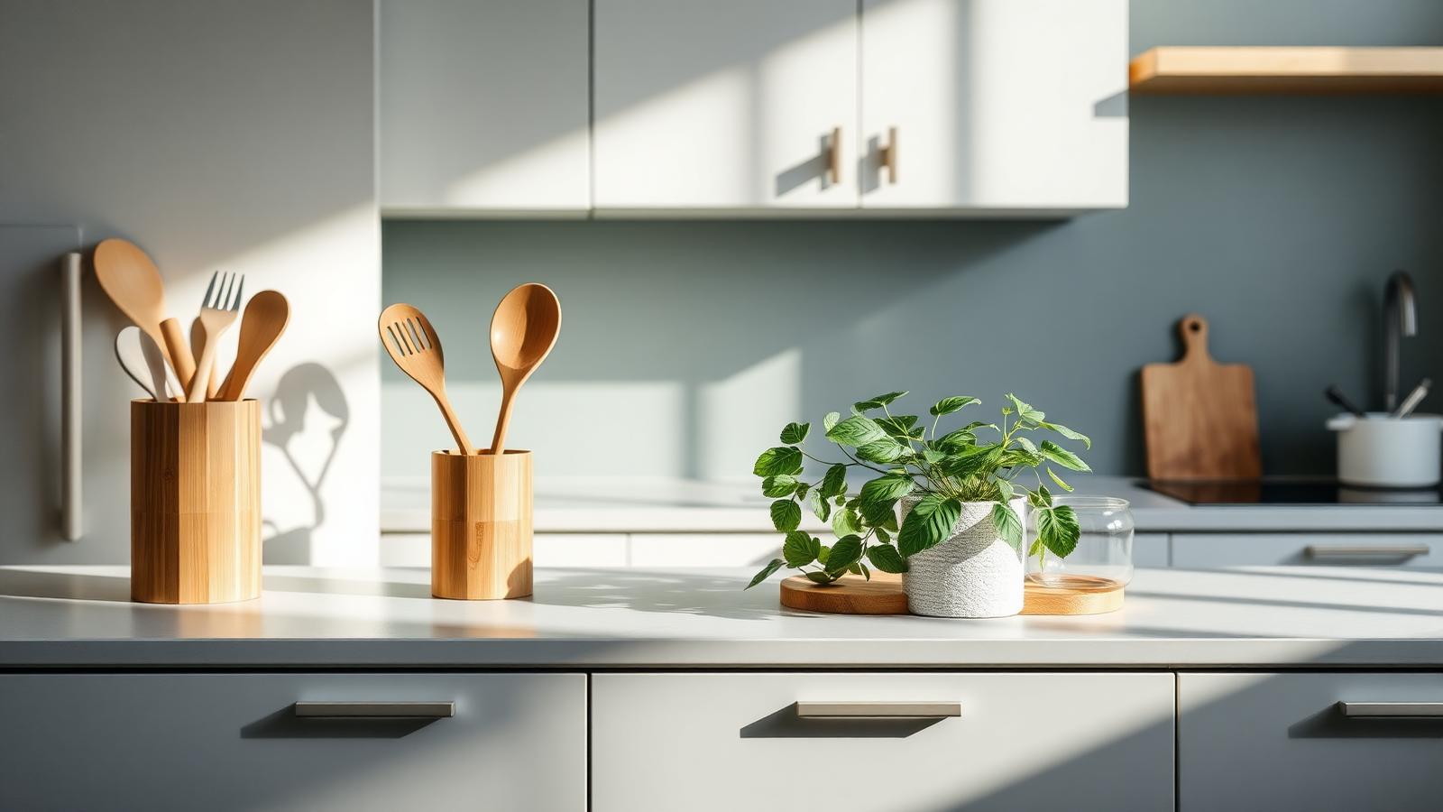 Cozinha organizada com produtos Loja do Brasileiro